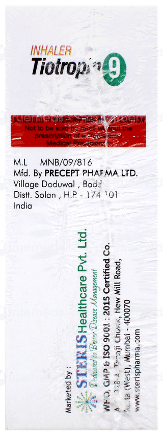 Tiotropin 9 Inhaler 120Mdi